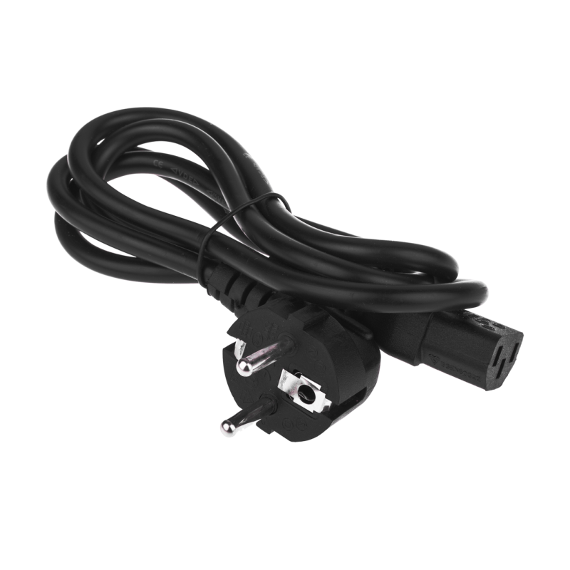 Кабель живлення 220V LP CEE 7/4 C13 - 1.2 м 3x0.5 мм2