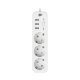 Мережевий фільтр PREMIUM LP-X3 USB 2 м White (2200 Вт)
