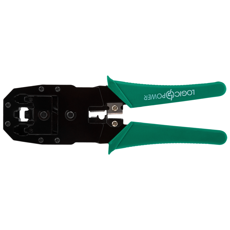 Інструмент для обтискання RJ45 (8P8C) та RJ12/11 (6P6C) LPT-15 (резиновые ручки)