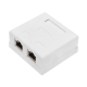 Розетка RJ-45 2-порта кат.5е FTP LP-214