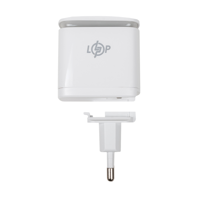 Зарядка для телефона LP 25W (Type-C+USB) QC3.0 PD + кабель (Type-C to Type-C) 25WCH