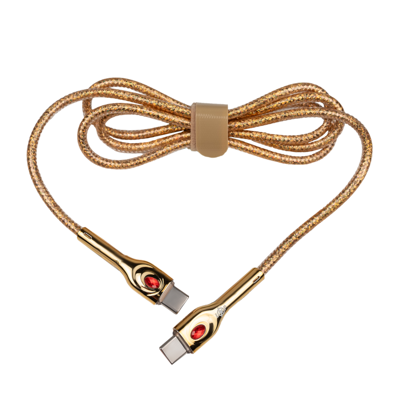 Кабель (шнур) LP USB Type-C на USB Type-C 5А 65Вт зі швидкою зарядкою (QC) 1м C651MС