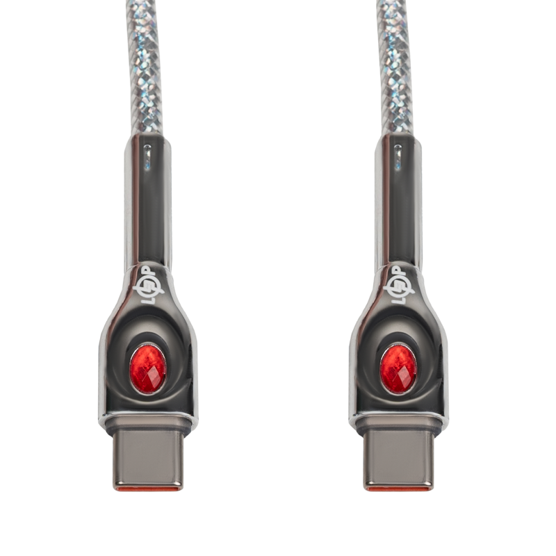 Кабель (шнур) LP USB Type-C to USB Type-C 65W зі швидкою зарядкою (QC) 2м C652MC
