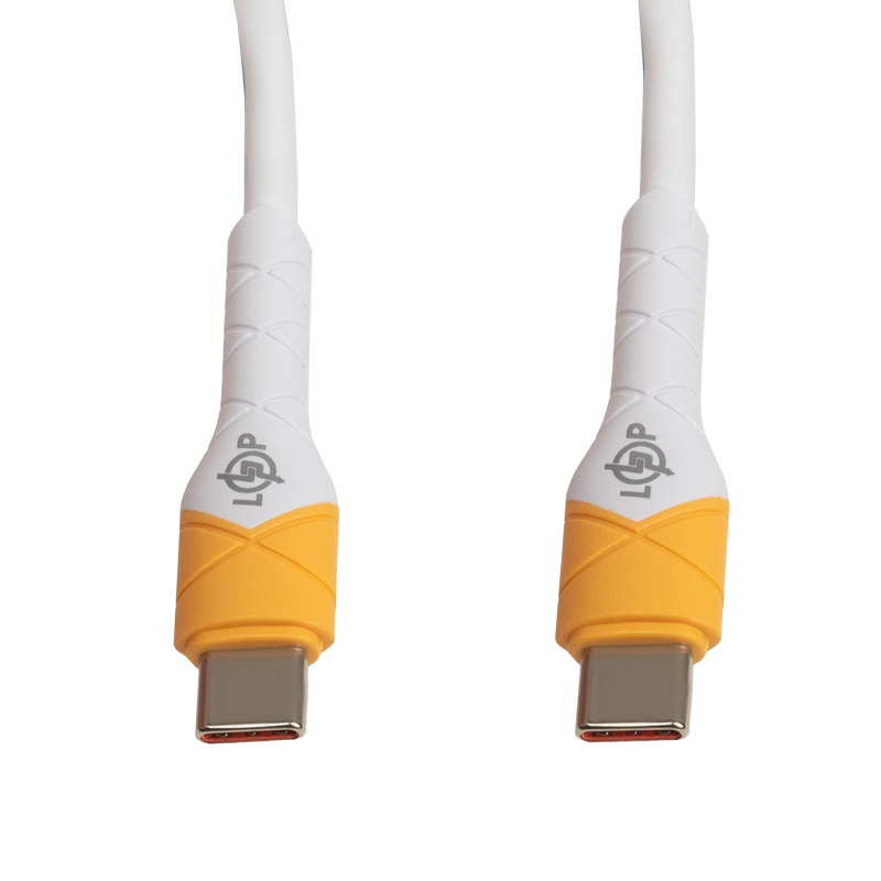 Кабель (шнур) LP USB Type-C to USB Type-C 65W зі швидкою зарядкою (QC) 1м C651MC2