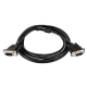 Кабель VGA-3.0BK 3 м чорний (з двома феритовими кільцями)