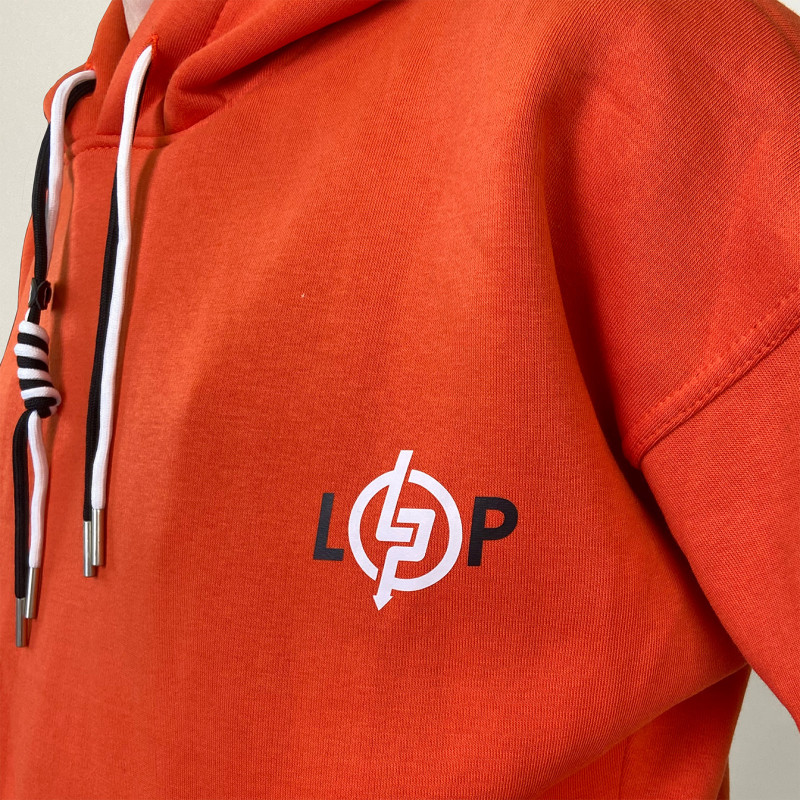 Батник LP оранж без змійки (р. XL)