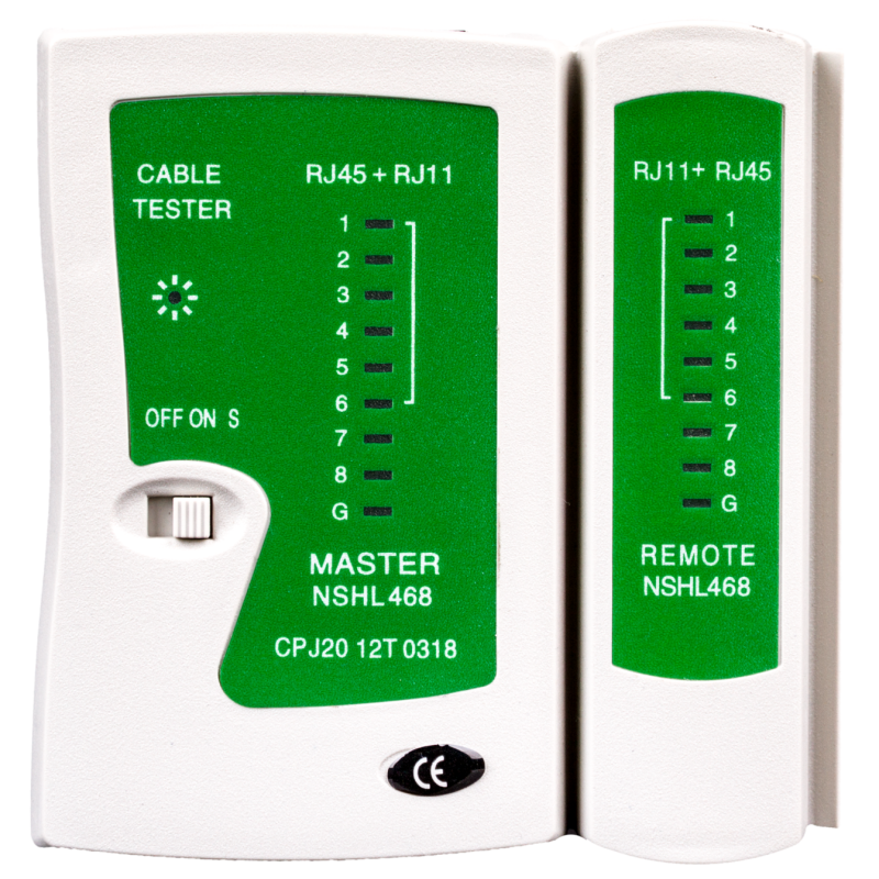 Тестер кабельний для RJ45 і RJ12 LP-468N