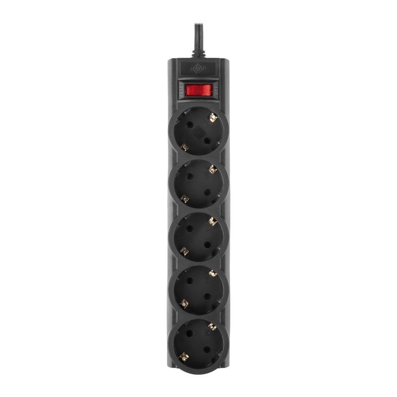 Мережевий фільтр PREMIUM LP-X5 2 м Black (3520Вт)