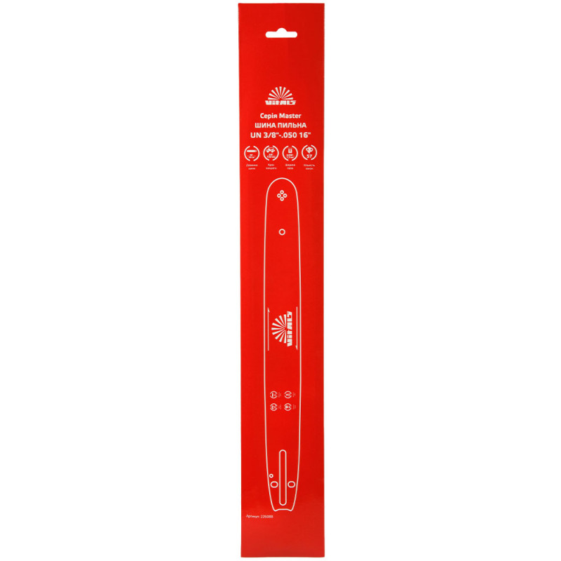 Шина пильна Vitals Master UN 3/8"-.050 16" (57 ланок)