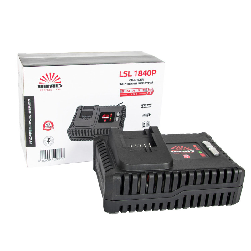 Зарядний пристрій для акумуляторів Vitals Professional LSL 1840P SmartLine
