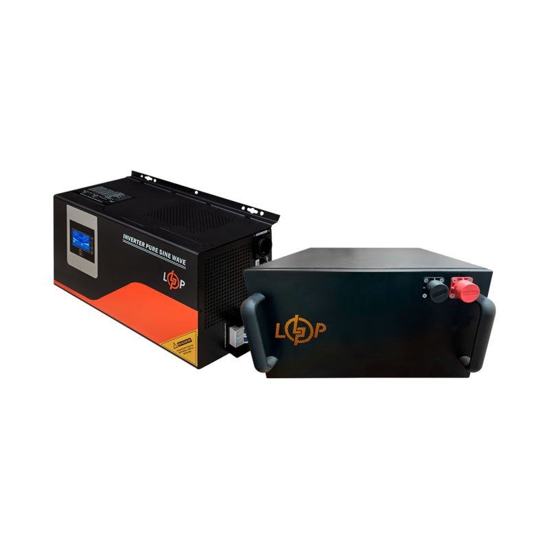 Комплект резервного живлення LP(LogicPower) ДБЖ + літієва (LiFePO4) батарея (UPS W12000 + АКБ LiFePO4 11776W)