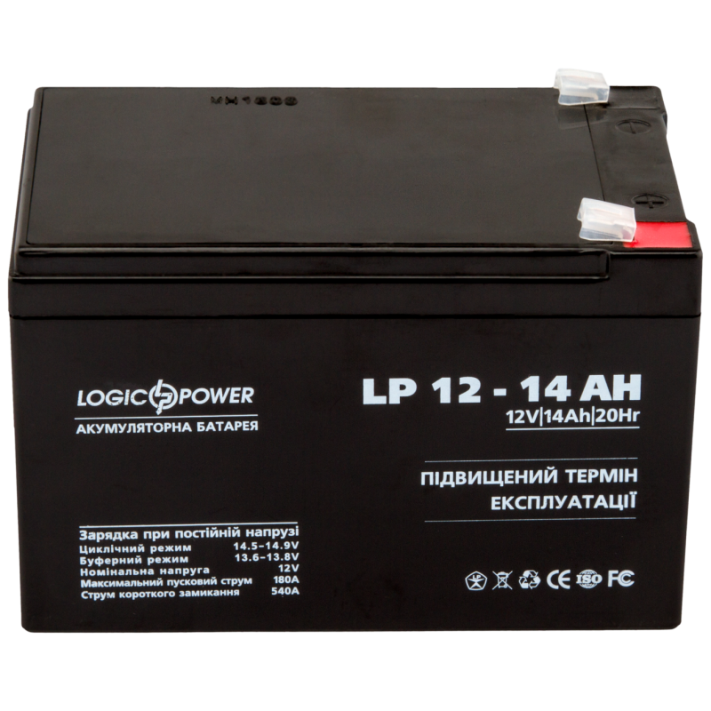 Акумулятор AGM LP 12V - 14 Ah Silver