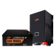 Комплект резервного живлення LP (LogicPower) ДБЖ + літієва (LiFePO4) батарея (UPS 3600VA + АКБ LiFePO4 2560W)