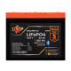 Акумулятор LP LiFePO4 12,8V - 64Ah (820Wh) (BMS 80A/64А) пластик Smart BT