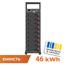Акумулятор LP LiFePO4 Battery HVM 460,8V 100Ah (46080 Wh)BMS 125А AB Lrack black