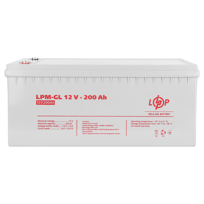 Комплект резервного живлення LP (LogicPower) ДБЖ + гелева батарея (UPS B1500 + АКБ GL 2400W)