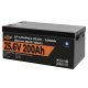 Акумулятор LP LiFePO4 24V (25,6V) - 200 Ah (5120Wh) (Smart BMS 100А) з BT пластик