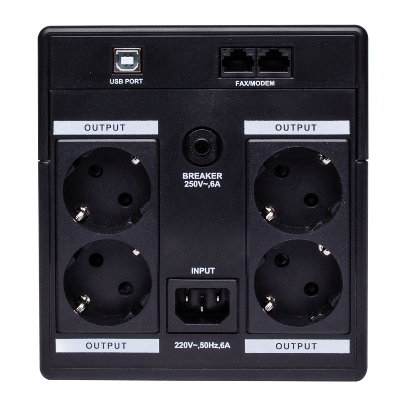 Лінійно-інтерактивне ДБЖ LPM-U1100VA-P (770Вт)