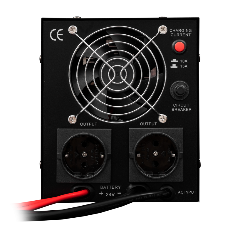 ДБЖ LogicPower LPY-PSW-1500VA+ (1050Вт) 10A/15A з правильною синусоїдою 24V