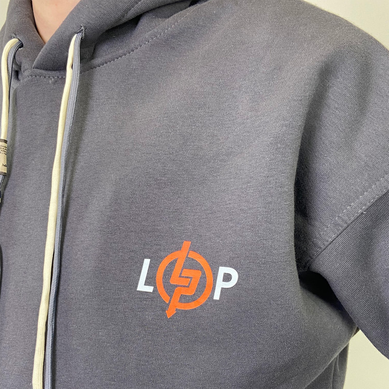 Батник LP графіт без змійки (р. XL)