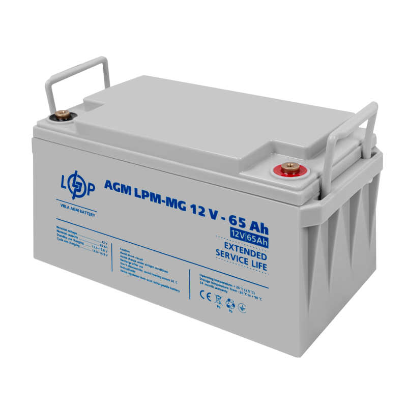 Акумулятор мультигелевий LPM-MG 12V - 65 Ah