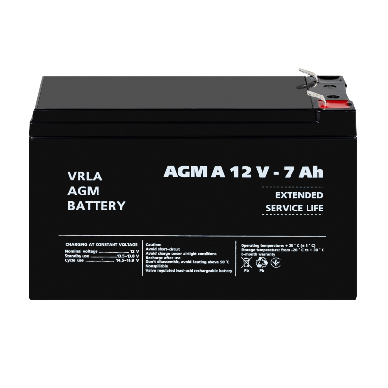 Акумулятор для сигналізації AGM А 12V - 7 Ah