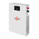 Акумулятор LP LiFePO4 51,2V - 100 Ah (5120Wh) (BMS 100A/50А) метал LCD Smart RS485/CAN JK настінний