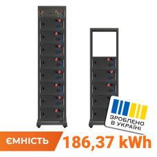 Акумулятор LP LiFePO4 Battery HVM 665,6V 280Ah (186368 Wh) BMS 160А P AB Lrack black