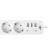 Мережевий фільтр PREMIUM LP-X3 USB 2 м White (2200 Вт)