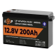Акумулятор LP LiFePO4 12V (12,8V) - 200 Ah (2560Wh) (Smart BMS 150А) з BT пластик