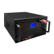 Акумулятор LP LiFePO4 51,2V - 100 Ah (5120Wh) (BMS 200A/100А) з LCD метал Smart RM RS485/CAN