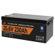 Акумулятор LP LiFePO4 25,6V - 230 Ah (5888Wh) (Smart BMS 150А) з BT пластик