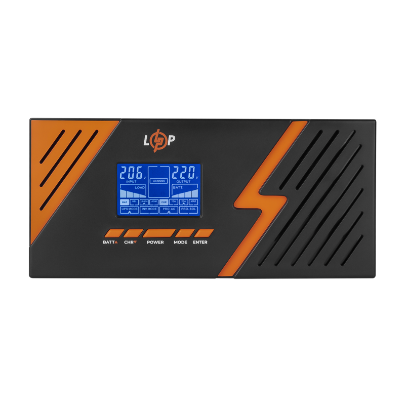 Комплект резервного живлення LogicPower B1500 Black + літієва (LiFePO4) батарея 2560Wh
