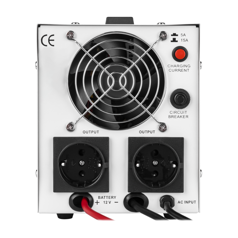 ДБЖ з правильною синусоїдою 12V LPY-PSW-800VA+(560Вт)5A/15A
