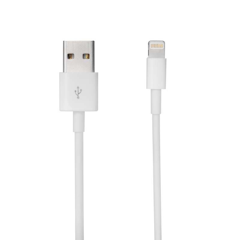 Зарядний пристрій + кабель Lightning LP АС-005 USB 5V 1A ОЕМ White