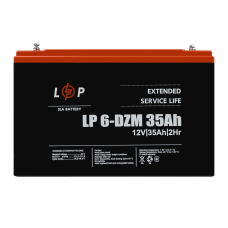 Тяговий свинцево-кислотний AGM акумулятор LP 6-DZM-35 Ah