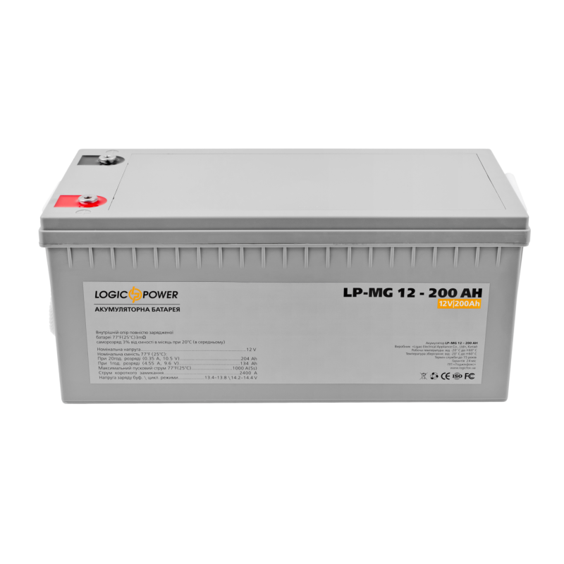 Акумулятор мультигелевий LP-MG 12V - 200 Ah Silver