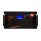 Акумулятор LP LiFePO4 51,2V - 230 Ah (11776Wh) (Smart BMS 200A/100А) з LCD метал RM RS485/CAN