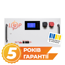 Акумулятор LP LiFePO4 51,2V - 280 Ah (14336Wh) (BMS SP 200A/100А) RM RS485/CAN LCD WH