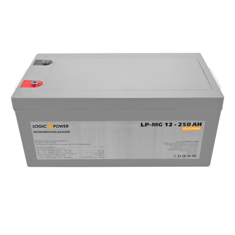 Акумулятор мультигелевий LP-MG 12V - 250 Ah Silver