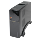 Корпус LP S607 BK 400W Slim 2хUSB 2.0