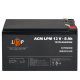 Корпус LP S607 BK 400W Slim 2хUSB 2.0