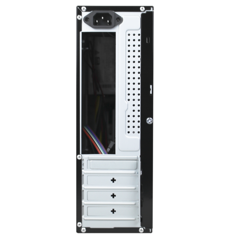 Корпус LP S607 BK 400W Slim 2хUSB 2.0