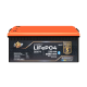 Акумулятор LP LiFePO4 25,6V - 230 Ah (5888Wh) (BMS 200A/100А) пластик Smart BT