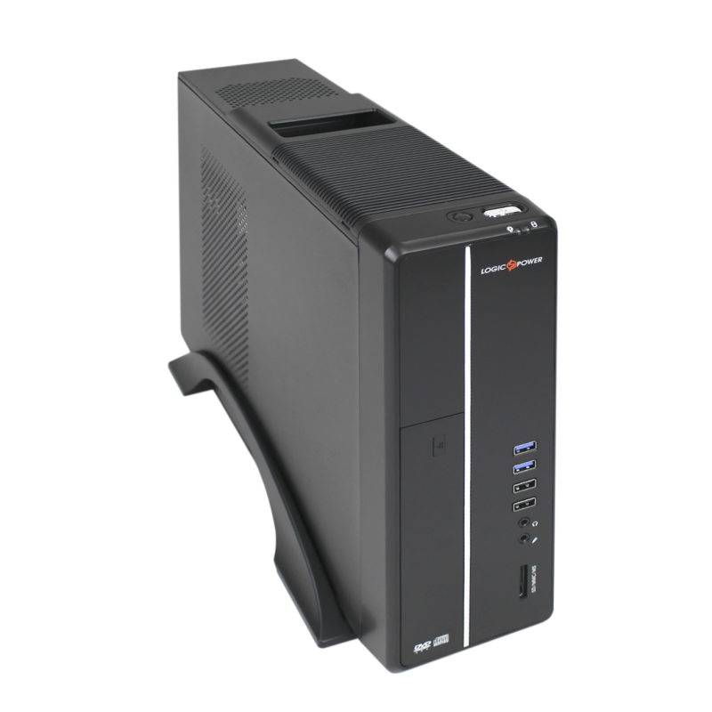 Корпус LP S602 BS 400W Slim 2хUSB 2.0