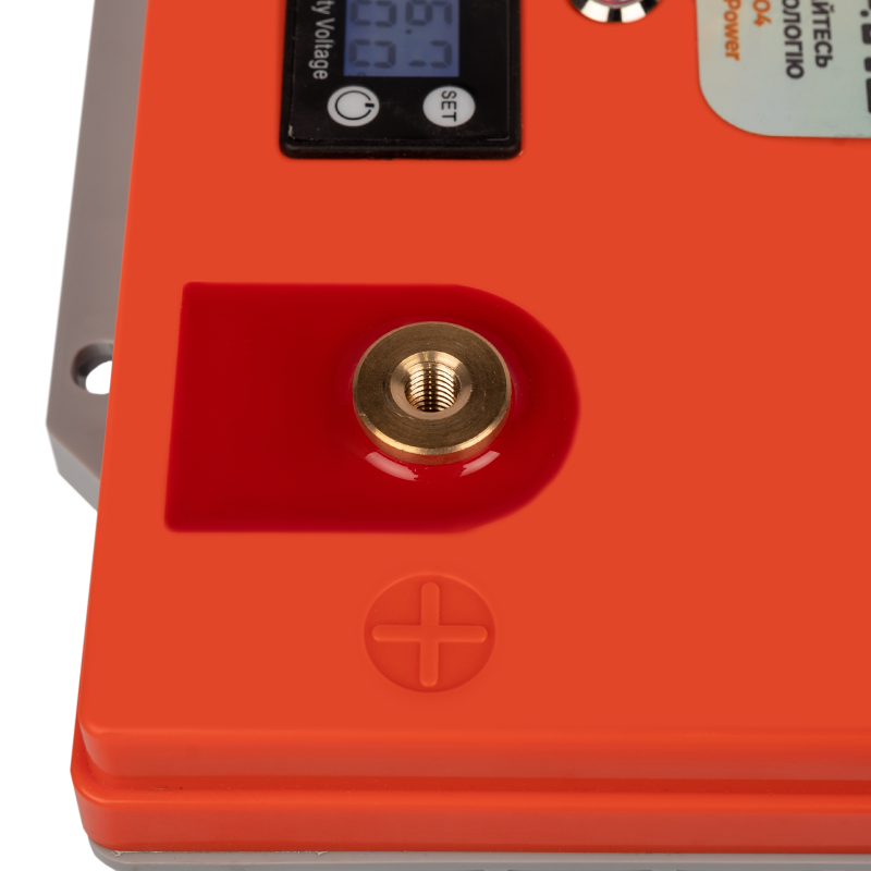 Акумулятор LP LiFePO4 25,6V - 160 Ah (4096Wh) (BMS 200A/100А) пластик LCD Smart BT