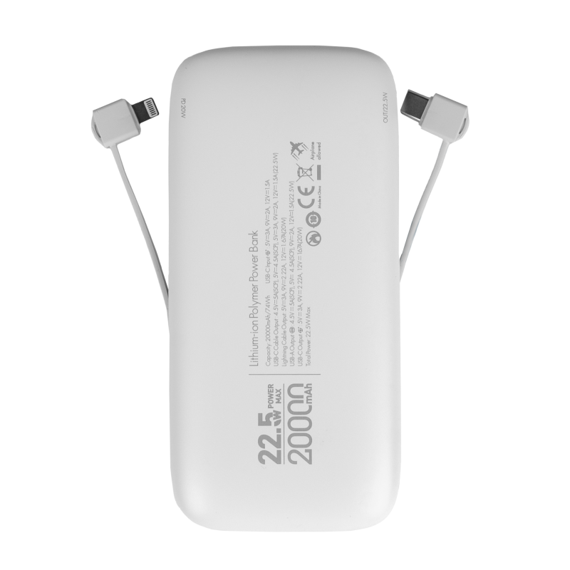 Зовнішній акумулятор (Power Bank) LP PQ20 20000mAh 22.5W