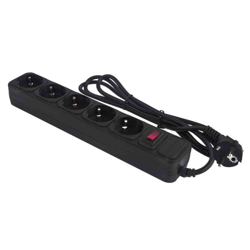 Мережевий фільтр LP-X5 4.5 м Black