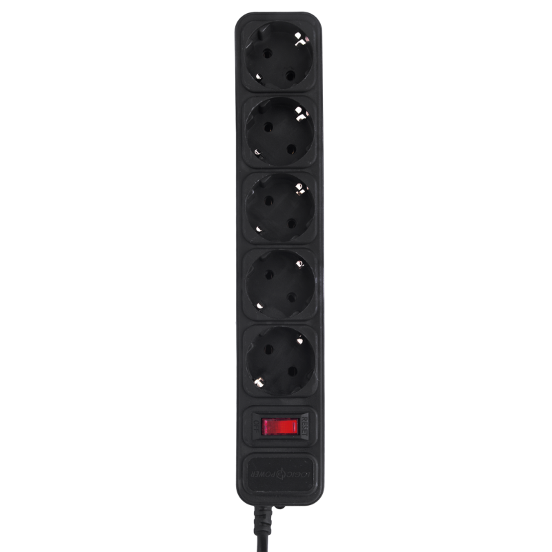 Мережевий фільтр LP-X5 4.5 м Black