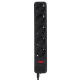 Мережевий фільтр LP-X5 4.5 м Black